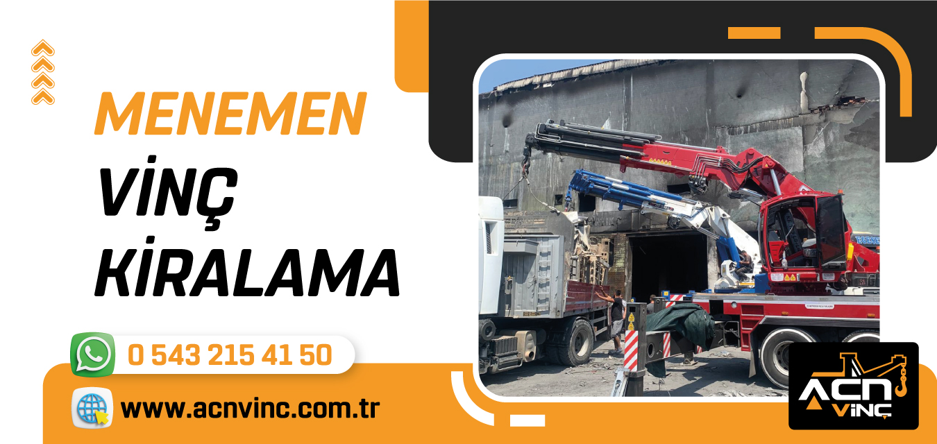 Menemen Vinç Kiralama